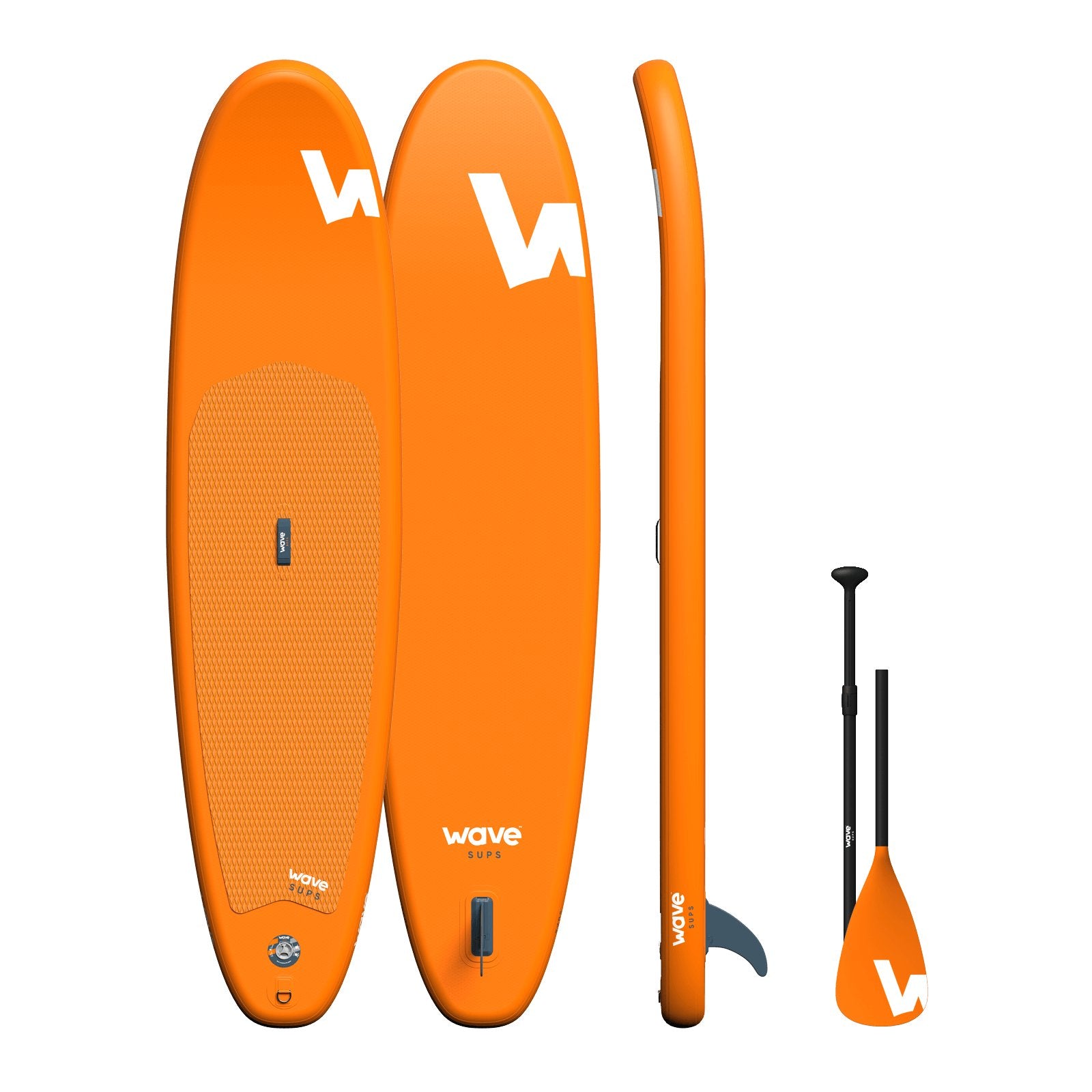 Cruiser SUP | Inflatable Stand-Up Paddleboard | 10/11ft | Orange - Wave Sups USA