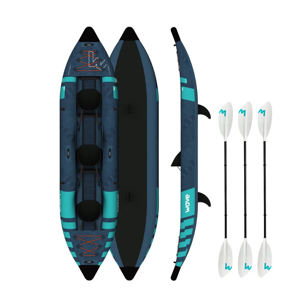 Explorer | Inflatable Kayak | PU - Stitch | 1 - 2/2 - 3 Seater - Wave Sups USA