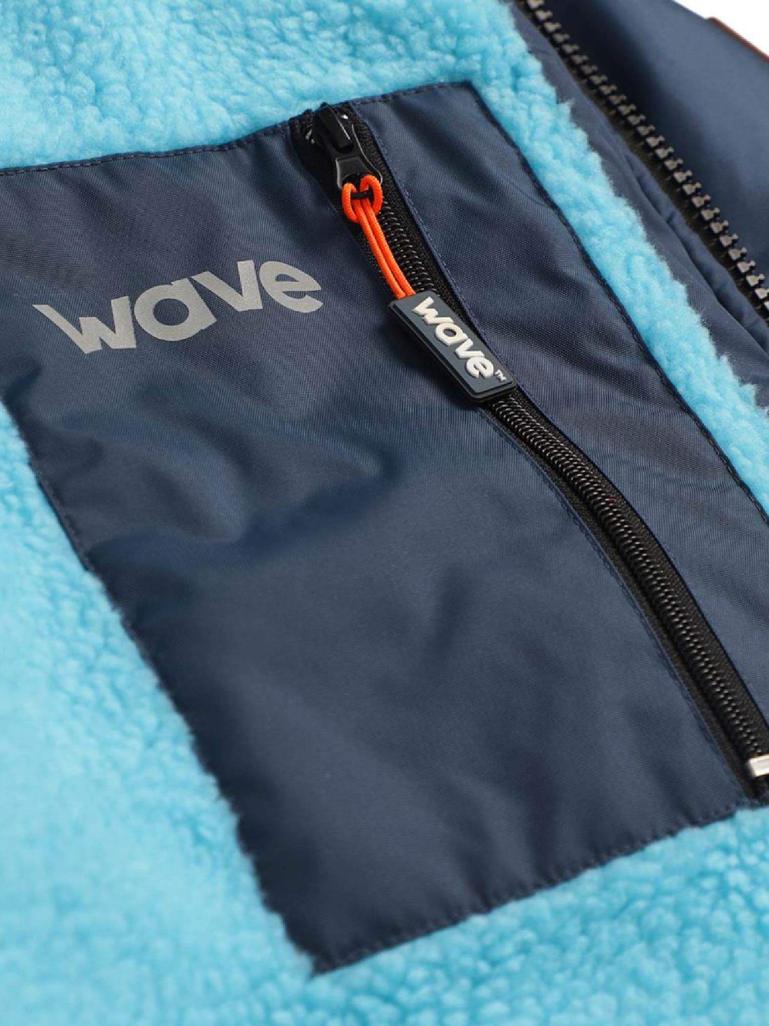 Fleece - Lined Changing Robe | Unisex | Navy - Wave Sups USA