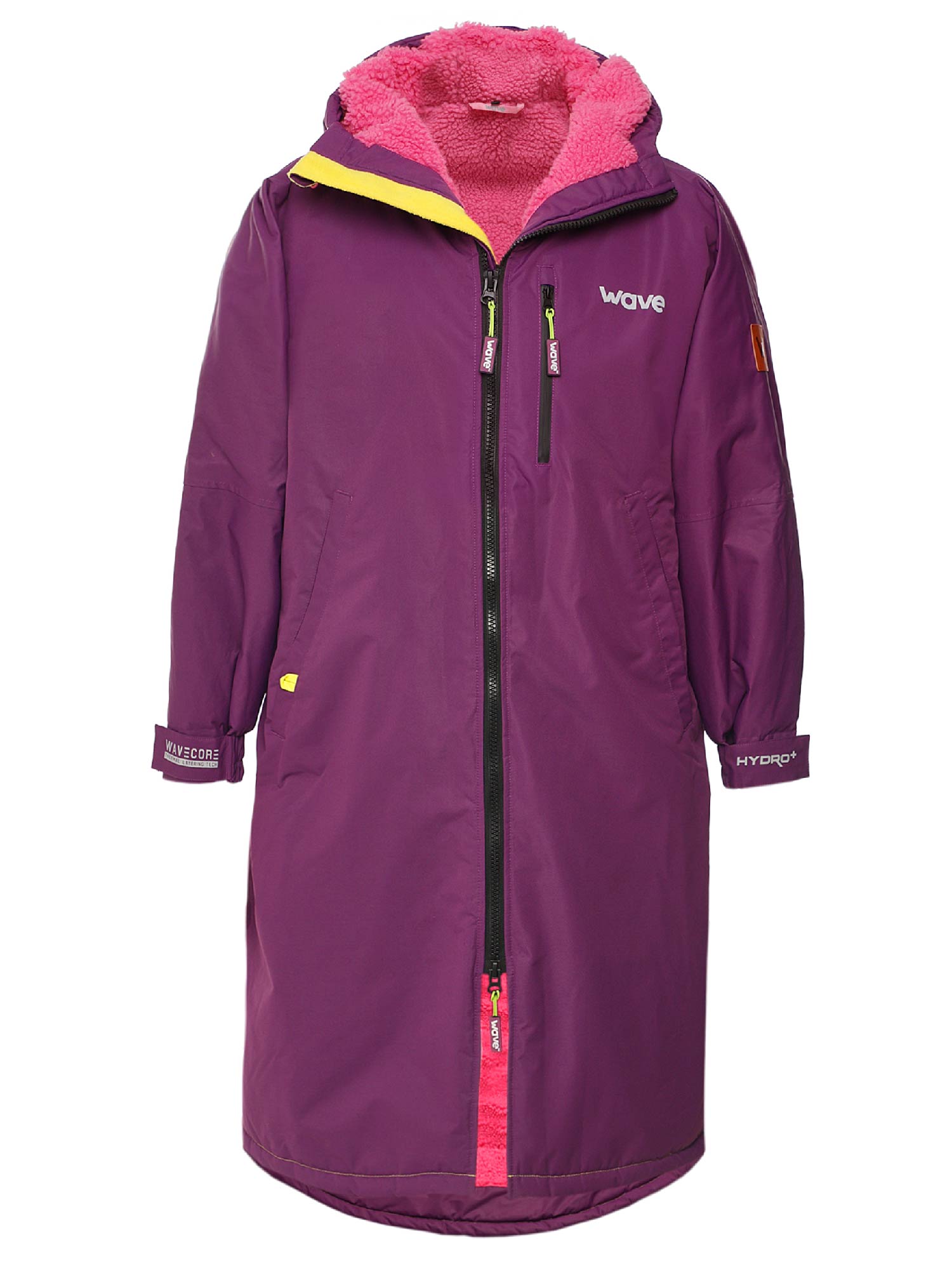 Fleece - Lined Changing Robe | Unisex | Purple - Wave Sups USA