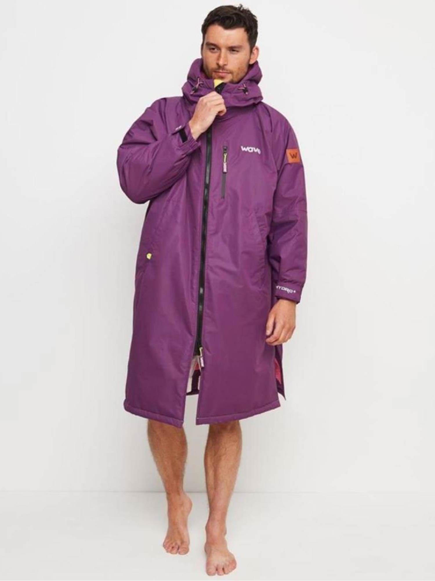 Fleece - Lined Changing Robe | Unisex | Purple - Wave Sups USA