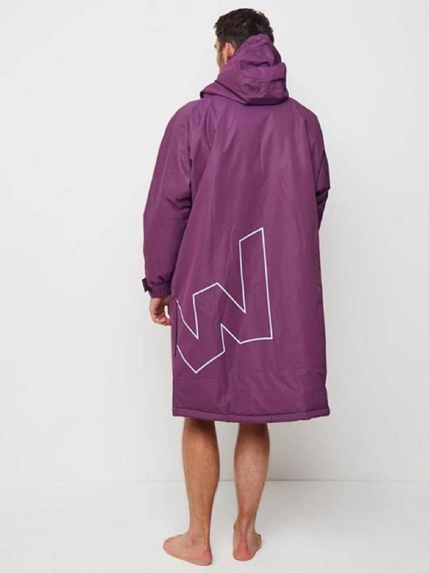 Fleece - Lined Changing Robe | Unisex | Purple - Wave Sups USA