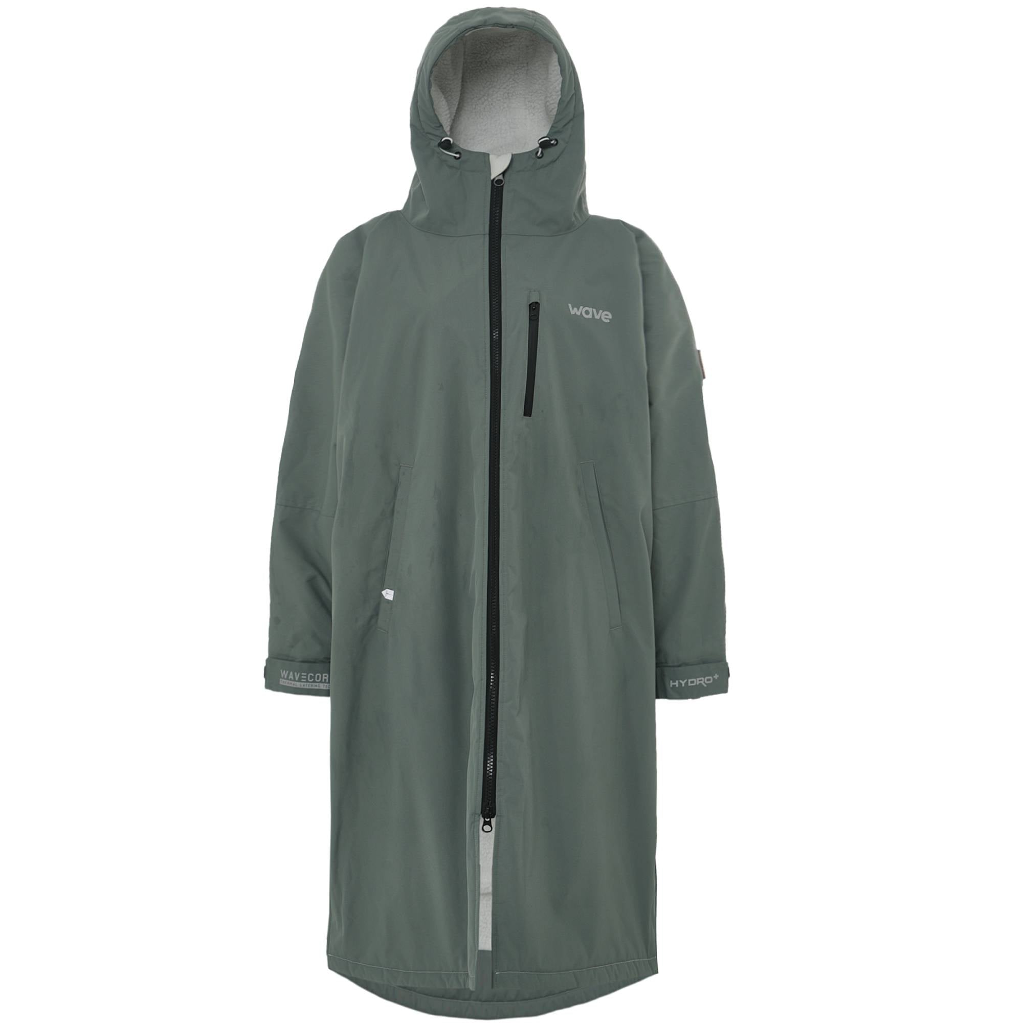 Fleece - Lined Changing Robe | Unisex | Sage - Wave Sups USA