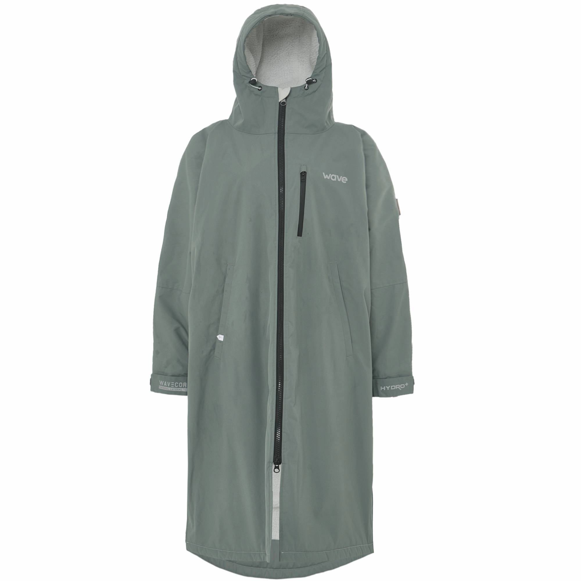 Fleece - Lined Changing Robe | Unisex | Sage - Wave Sups USA