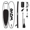 Classic SUP | Inflatable Stand-Up Paddleboard | 10ft | Black & White - Wave Sups USA