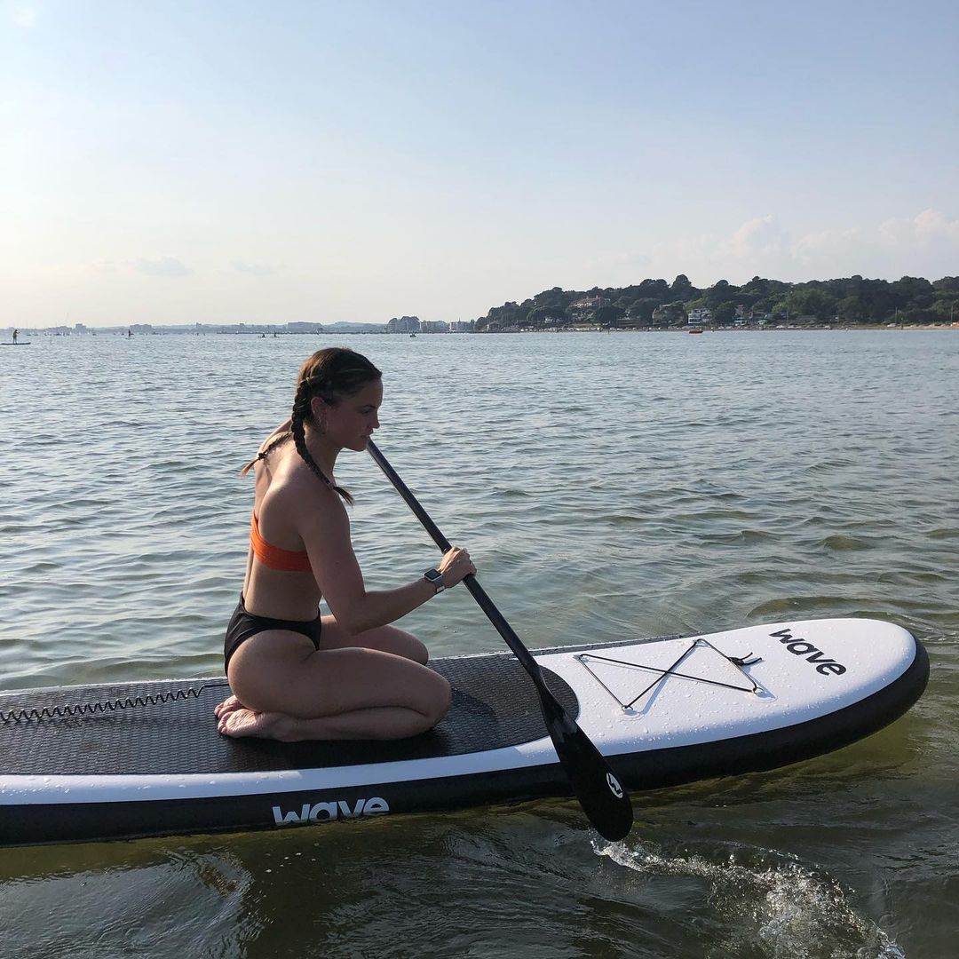 Classic SUP | Inflatable Stand-Up Paddleboard | 11ft | Black & White - Wave Sups USA
